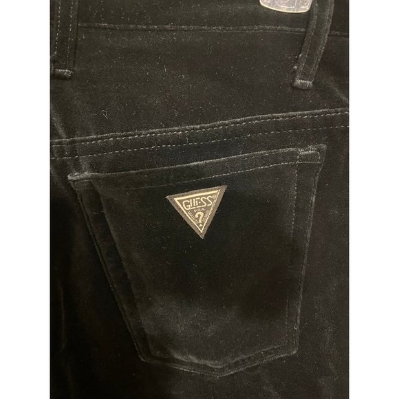 Amazing Rare Vintage 80s Velvet Guess Mom Jean Shorts - Picture 4 of 4